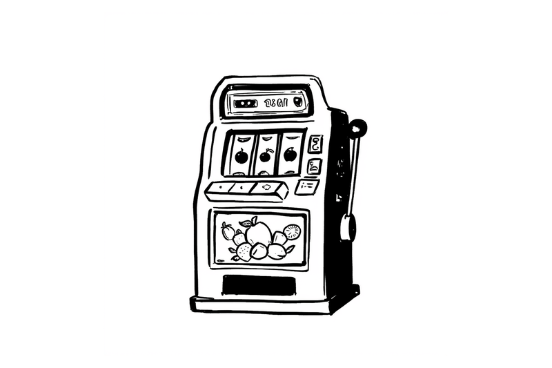 An image of a slot machine to depict an LLM